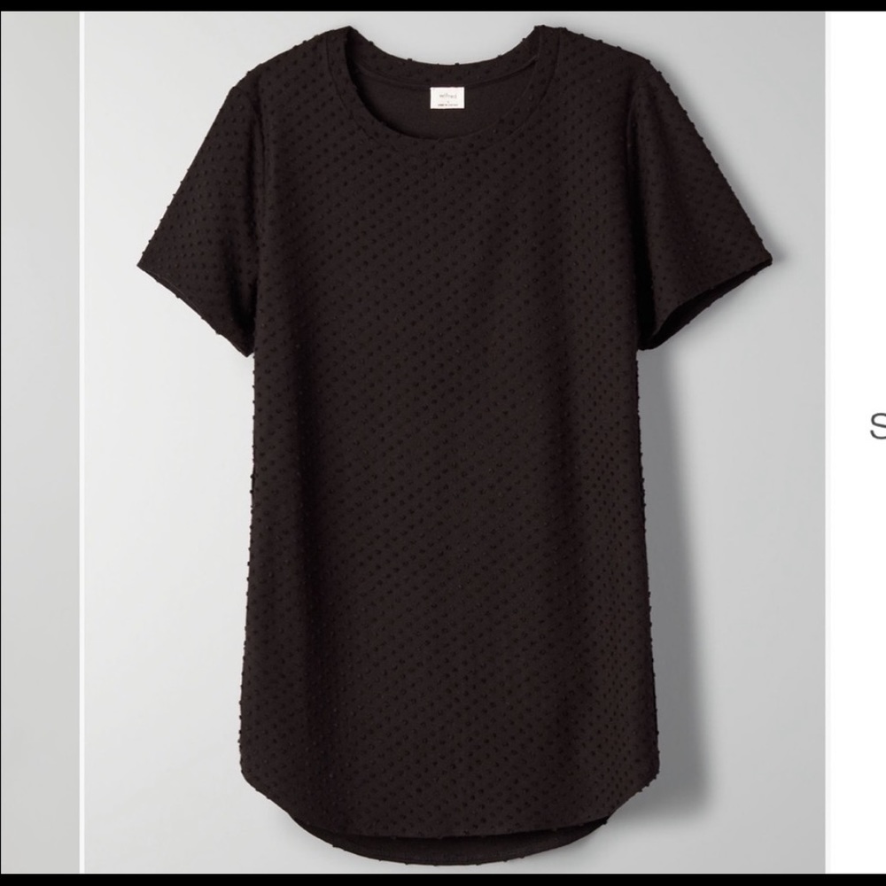 Wilfred Capucine T-Shirt Black Textured Aritizia